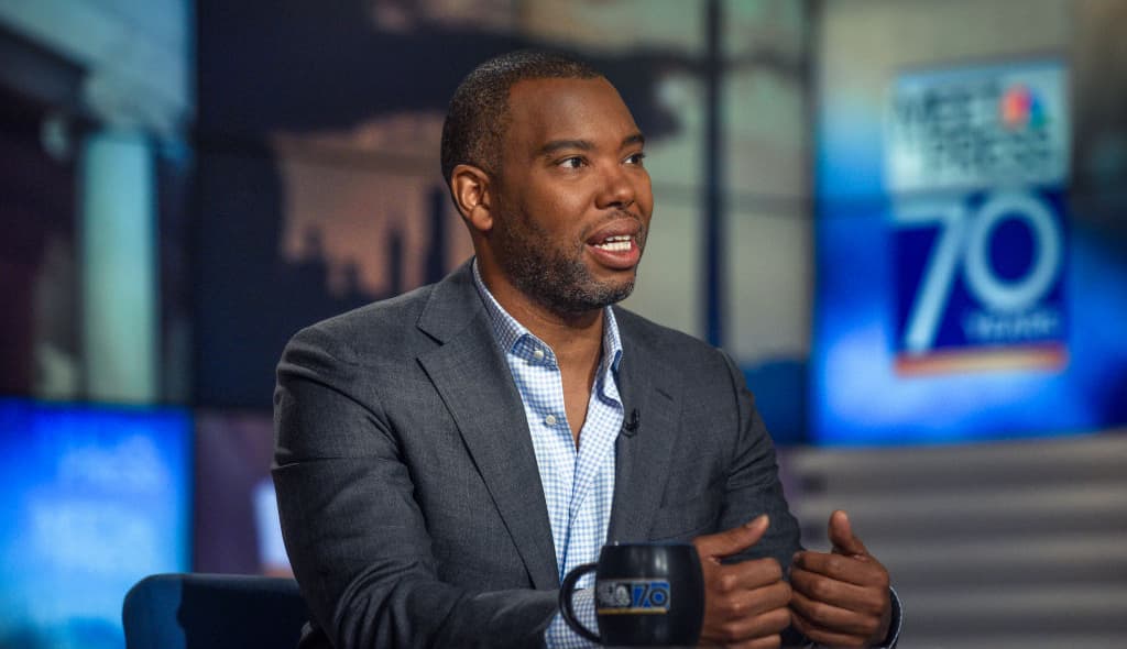 Ta-Nehisi Coates National Correspondent, The Atlantic; Author, ?We Were Eight Years in Power? appears on "Meet the Press" in Washington, D.C., Sunday, Oct. 1, 2017. (Photo by: William B. Plowman/NBC/NBC NewsWire via Getty Images)