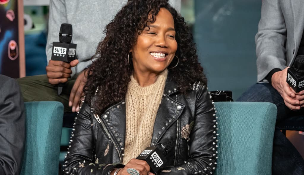 NEW YORK, NEW YORK - FEBRUARY 07: Actress Sonja Sohn, who is one of the cast of the movie "High Flying Bird" talks about the movie inside Build Studio on February 07, 2019 in New York City. (Photo by Anthony DelMundo/Getty Images)