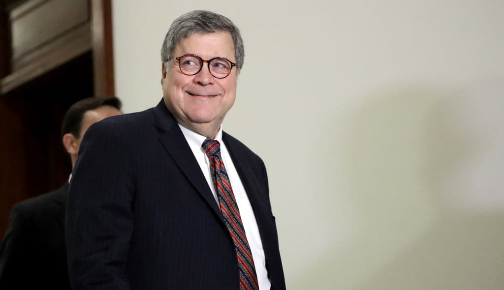 President Trump's Attorney General Nominee William Barr Meets With Lawmakers On Capitol Hill