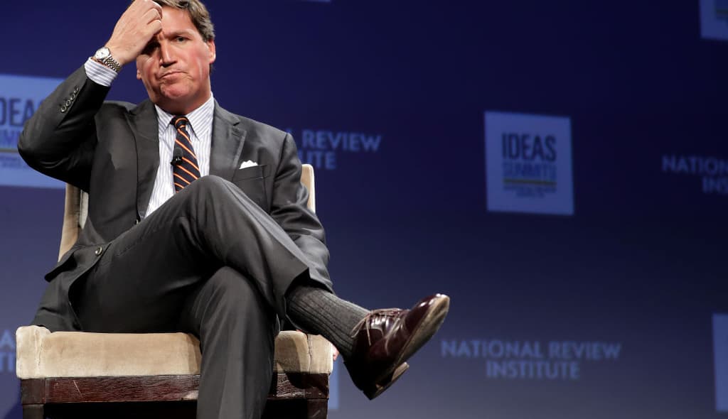 Fox News Host Tucker Carlson Appears At National Review Ideas Summit