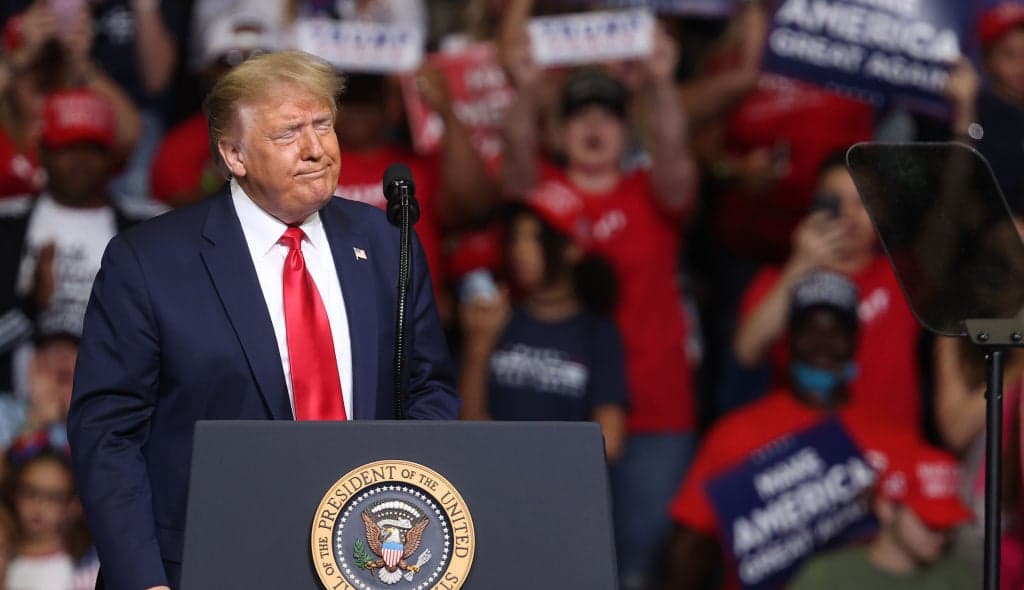 Donald Trump Holds Campaign Rally In Tulsa
