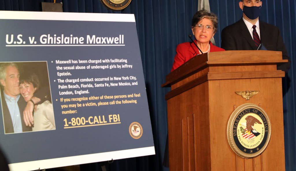 Charges Announced Against Epstein Confidante Ghislaine Maxwell By Acting NY Southern District US Audrey Strauss