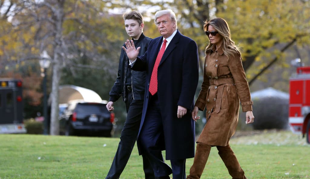 Barron Donald Melania Trump thegrio.com