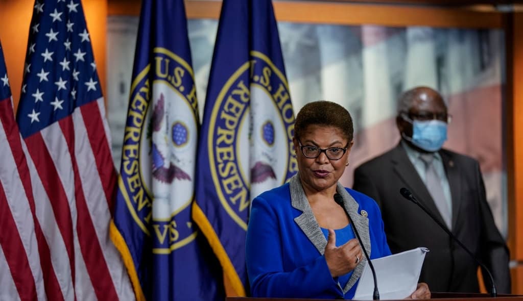 Karen Bass Joe Biden vice-president thegrio.com