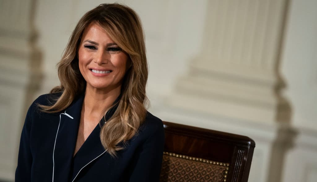 First Lady Melania Trump Attends Briefing For Indian Health System Taskforce