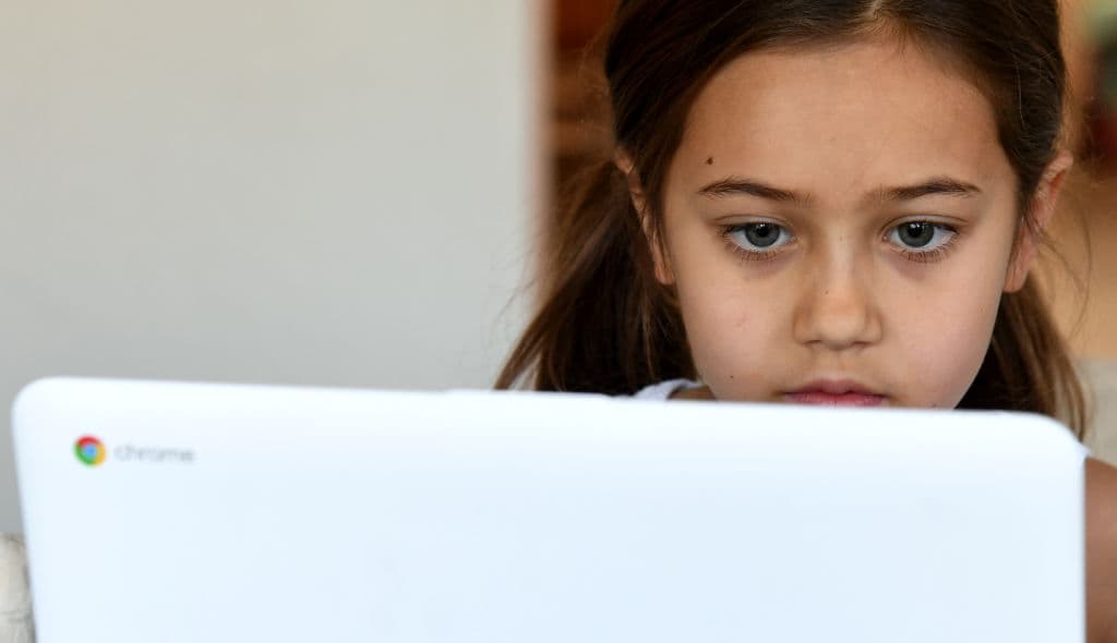 Las Vegas Students And Teachers Conduct Distance Learning As School Year Begins