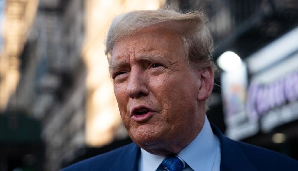 Former president Donald Trump