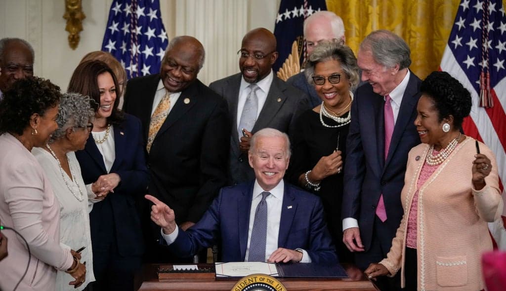 Joe Biden, Juneteenth, theGrio.com