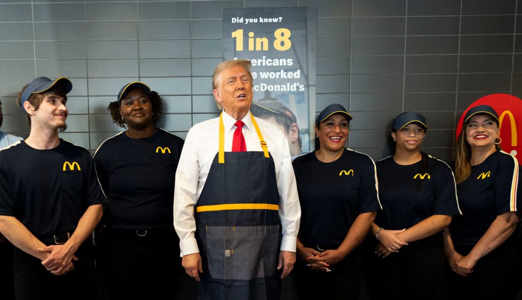 Donald Trump, McDonald's, Donald Trump McDonalds, Trump McDonalds, Donald Trump McDonalds, Trump minimum wage, Trump tax cuts, minimum wage, theGrio.com