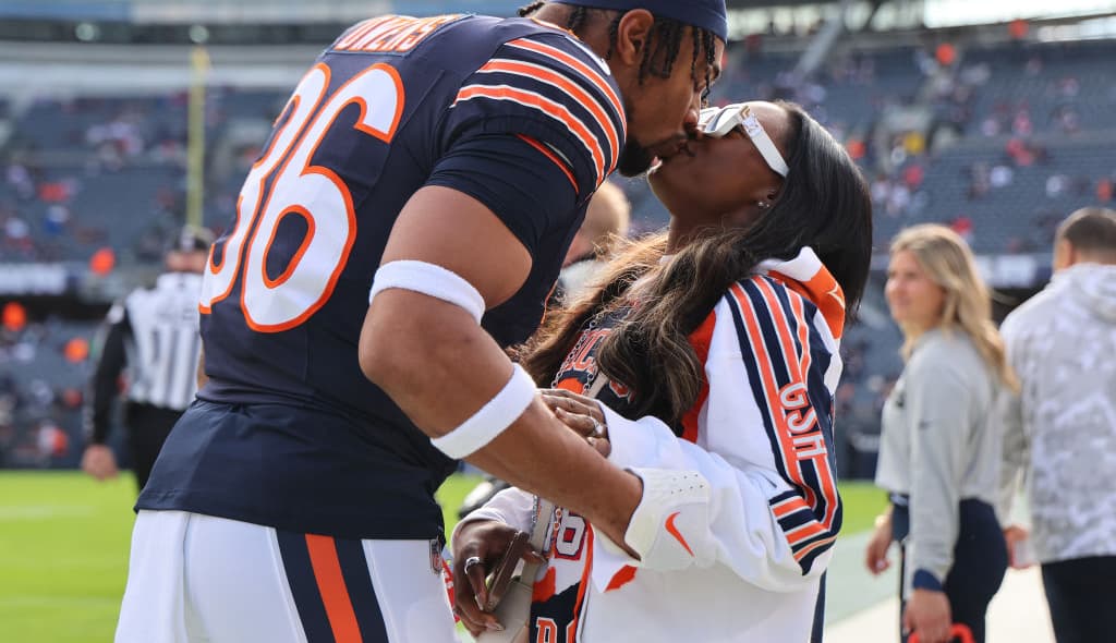 Simone Biles, Jonathan Owens, Black professional athletes, Black Olympians, Black celebrity relationships, theGrio.com