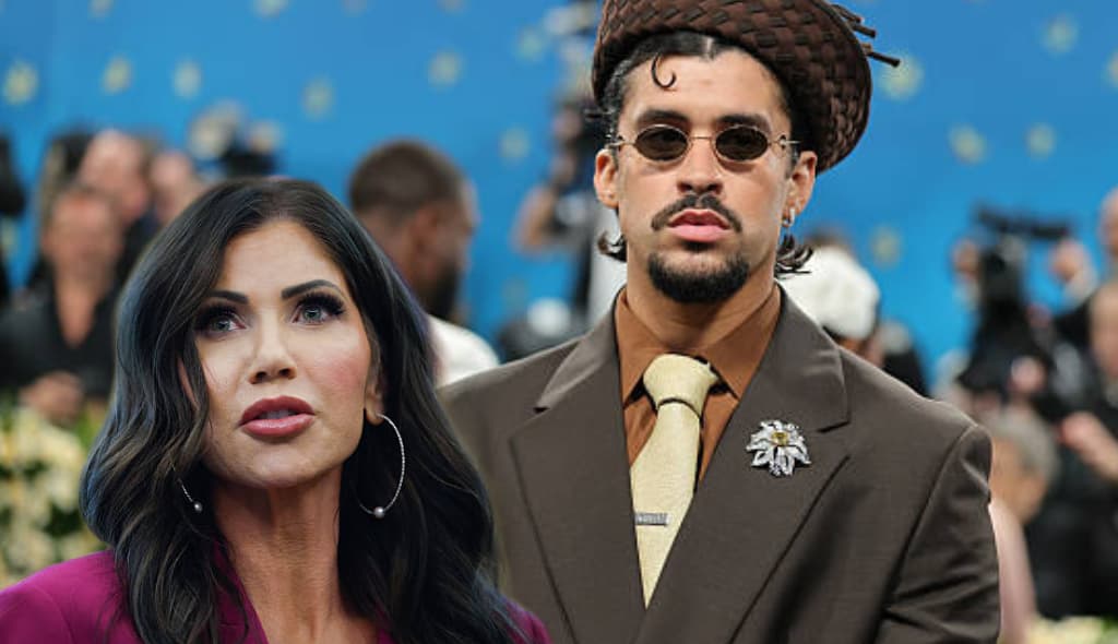 Kristi Noem and Bad Bunny