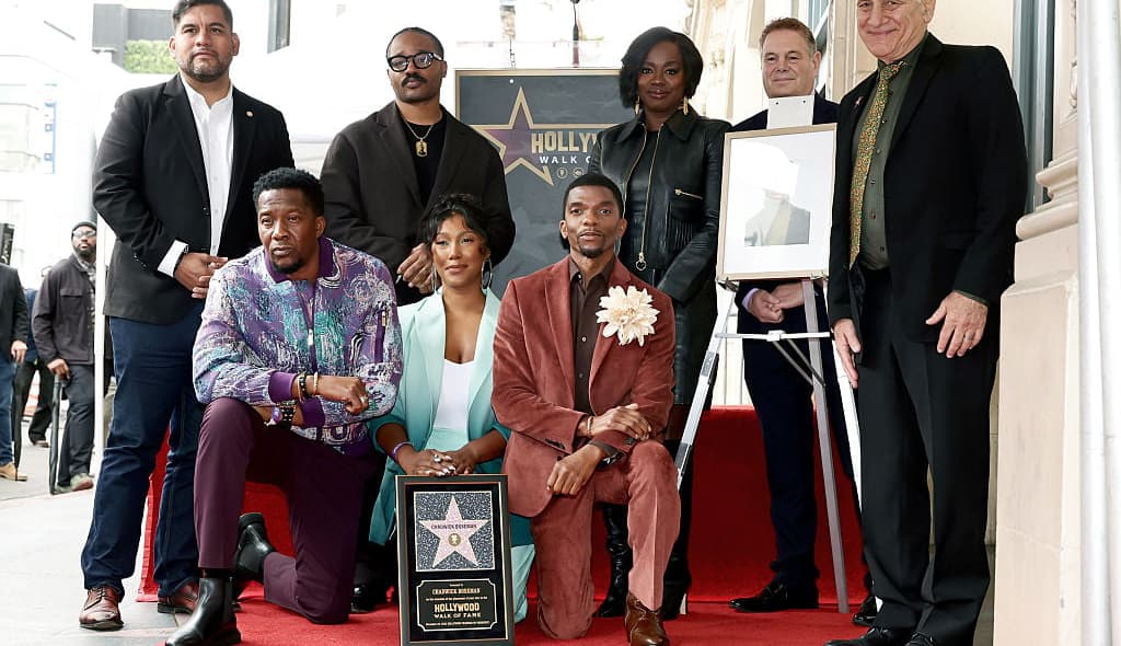 Actor Chadwick Boseman Honored With A Posthumous Star On The Hollywood Walk Of Fame