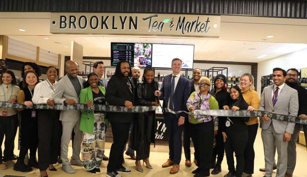 Brooklyn Tea, Brooklyn Tea JFK, Brooklyn Tea & market, Black owned brands JFK, Jamila and Alfonso Wright theGrio.com