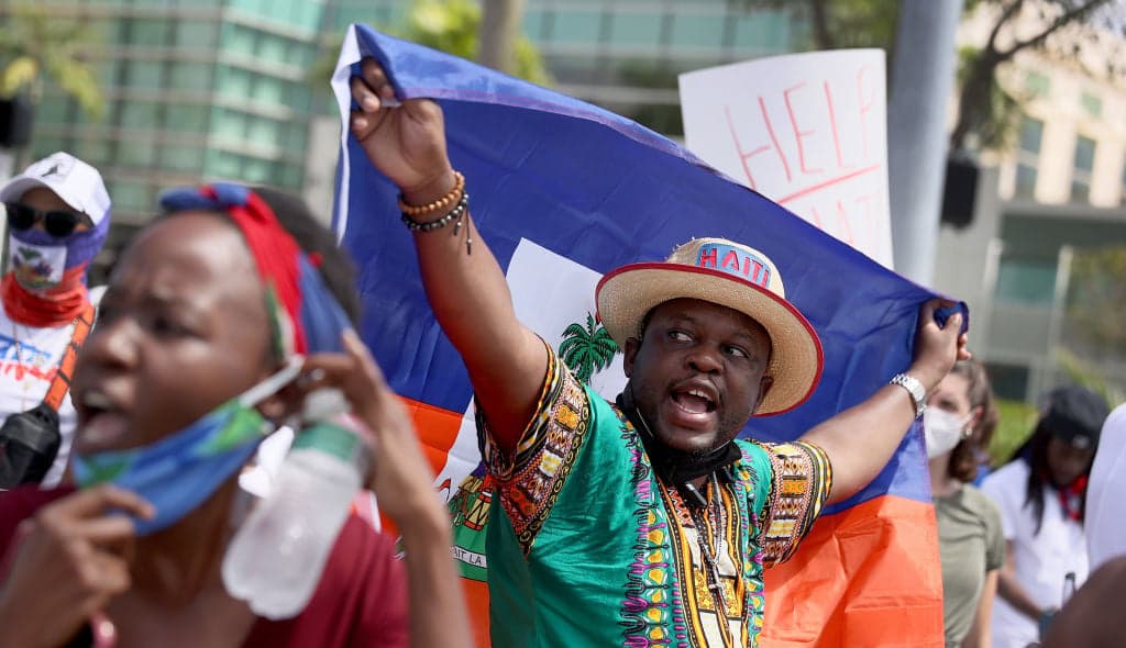 Activists In Miami Call On Biden Administration To End Abuses Against Haitian Migrants