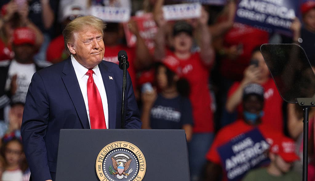 Donald Trump Holds Campaign Rally In Tulsa