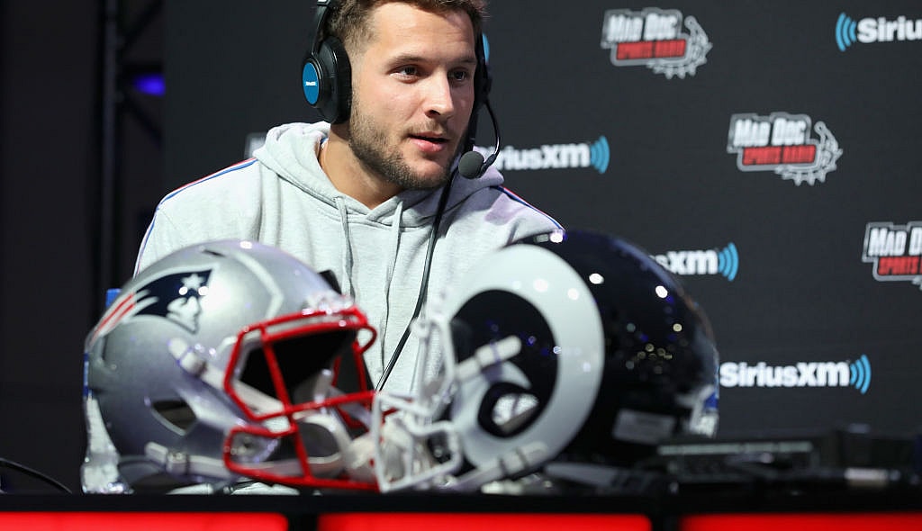 Nick Bosa attends SiriusXM at Super Bowl LIII Radio Row on February 01, 2019 in Atlanta, Georgia. (Photo by Cindy Ord/Getty Images for SiriusXM) thegrio.com