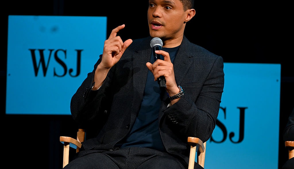 Trevor Noah speaks on stage during The Wall Street Journal's Future Of Everything Festival at Spring Studios on May 20, 2019 in New York City. (Photo by Nicholas Hunt/Getty Images)