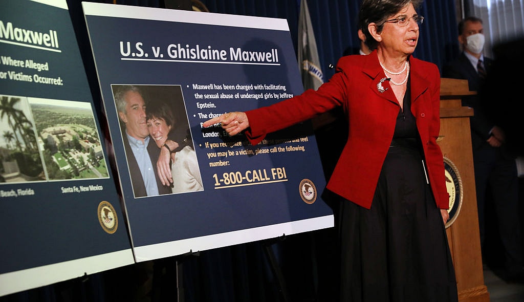 Ghislaine Maxwell Epstein thegrio.com