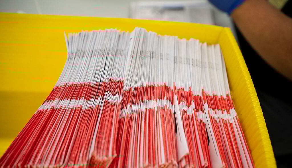 Mail-In Ballots Are Processed For Washington's Primary Election