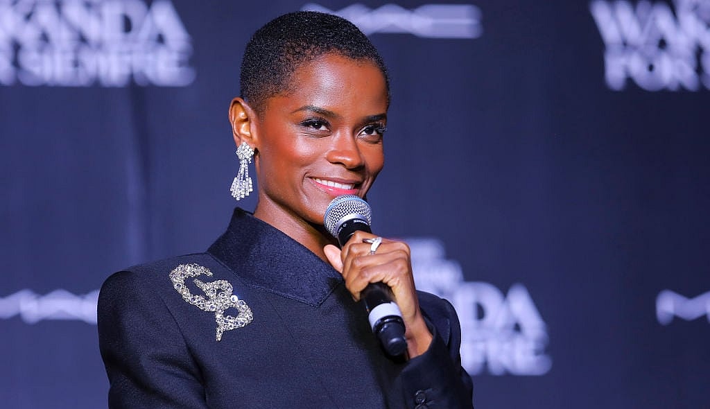 Actor Letitia Wright at Disney Presents Black Panther: Wakanda Forever in Mexico City