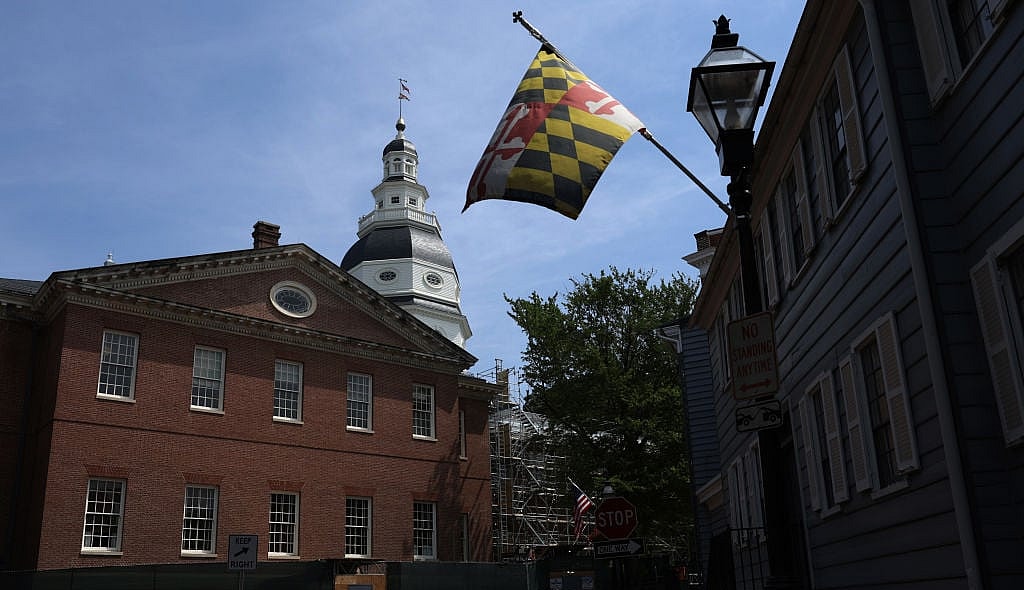 Maryland State Capitol Building In Annapolis