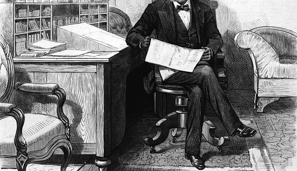 Abolitionist Frederick Douglass Edits Newspaper