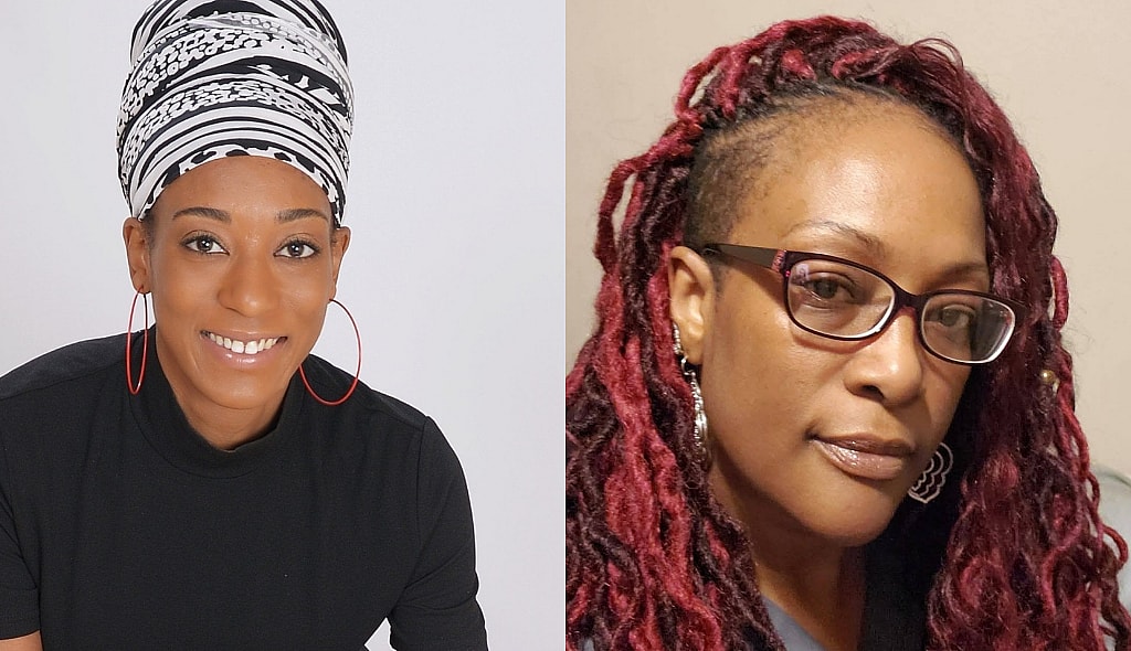 Pojanee "PJ" Fleury (left) and Frantzia Fleury (right)