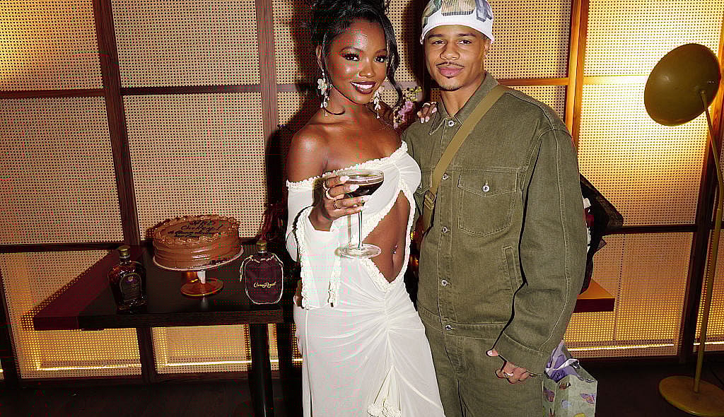 Chelley Bissainthe Celebrates Her 28th Birthday At An Intimate Dinner In New York City With Crown Royal Chocolate