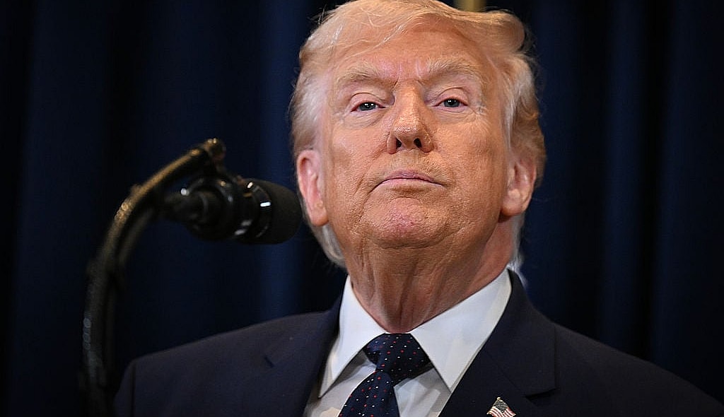 DORAL, FLORIDA - MARCH 09: U.S. President Donald Trump speaks to reporters during a news conference at Trump National Doral Miami on March 9, 2026 in Doral, Florida. President Trump spoke on his administration's strikes on Iran. (Photo by Roberto Schmidt/Getty Images)