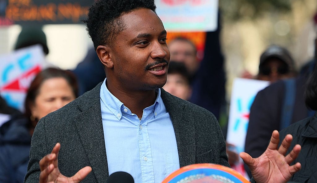 Activists Hold News Conference Calling Against Mayor Adam To Not Cooperate With ICE In The City the grio.com