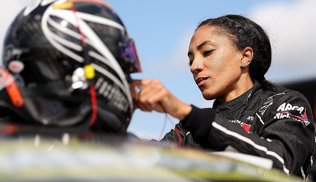 NASCAR, Dystany Spurlock, Black women, Motorsports, Sports, ARCA Menards Series, NASCAR Truck Series, Representation, Racing, Black excellence, Rockingham ARCA Menards East 125, thegrio