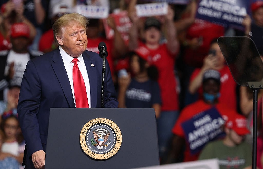 Donald Trump Holds Campaign Rally In Tulsa