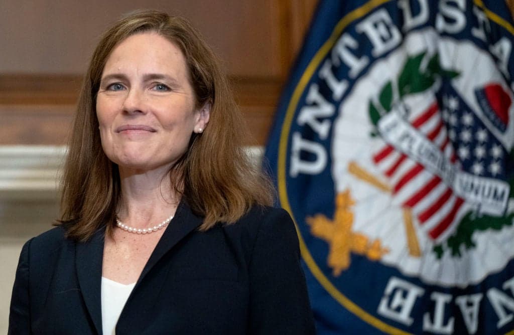 Supreme Court Justice Nominee Amy Coney Barrett Meets With Senators Ahead Of Confirmation Vote