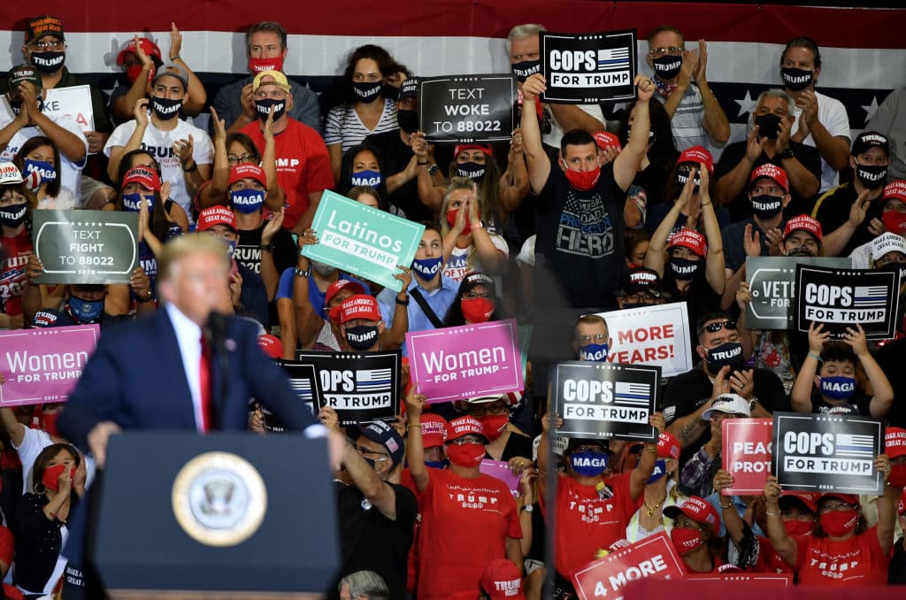 Donald Trump Holds Campaign Event In Nevada