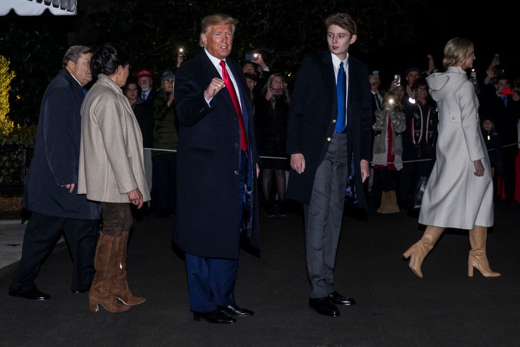 President Trump Departs White House For Joint Base Andrews
