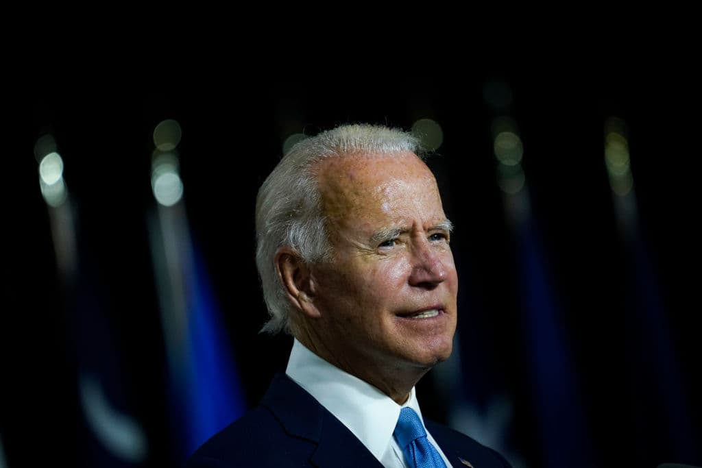 Joe Biden and Running Mate Kamala Harris Deliver Remarks In Delaware