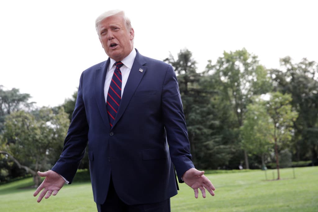 President Trump Departs White House For Philadelphia
