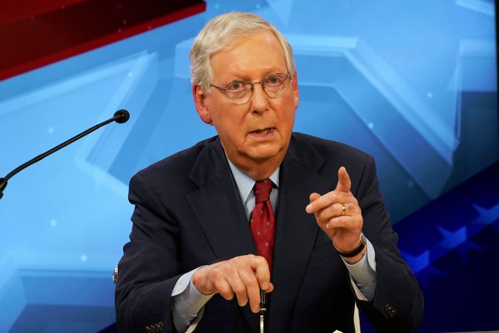 Senator McConnell Debates Democratic Challenger Amy McGrath in Lexington