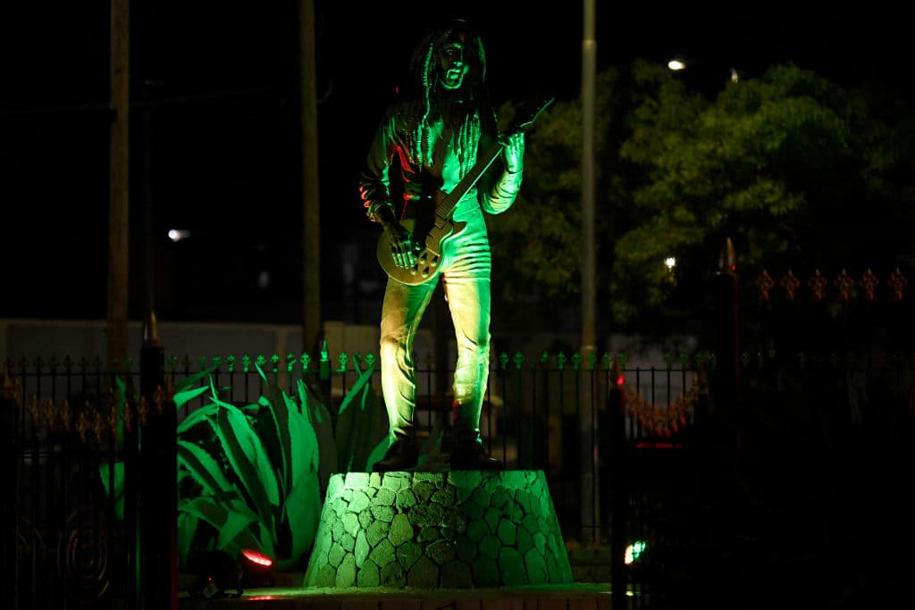 Kingston, Jamaica Lights Up in Celebration of "Bob Marley: One Love"
