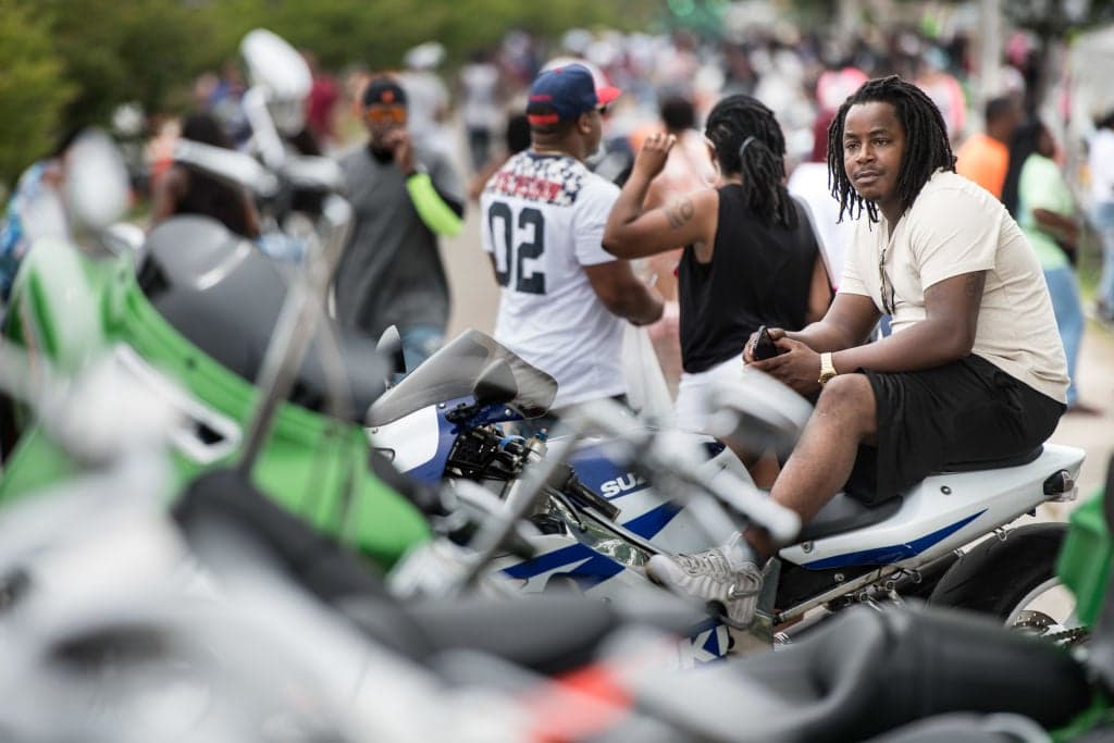 Motorcycle Enthusiasts Attend Black Bike Week In Myrtle Beach, Black Bike Week, Atlantic Beach, South Carolina, Black bikers, Memorial Day weekend, Myrtle Beach, crowd stampede, Black culture, motorcycle festival, Horry County Fire Rescue, TheGrio