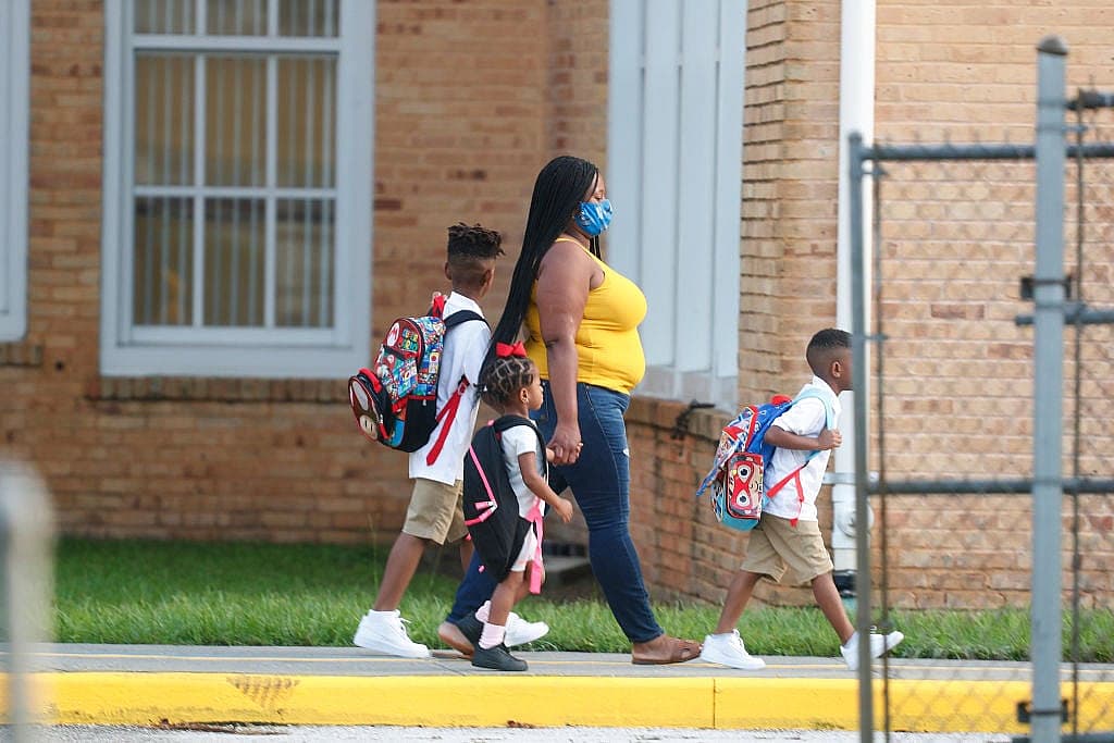 Tampa-Area Chidren Return To Classrooms On First Day Of School