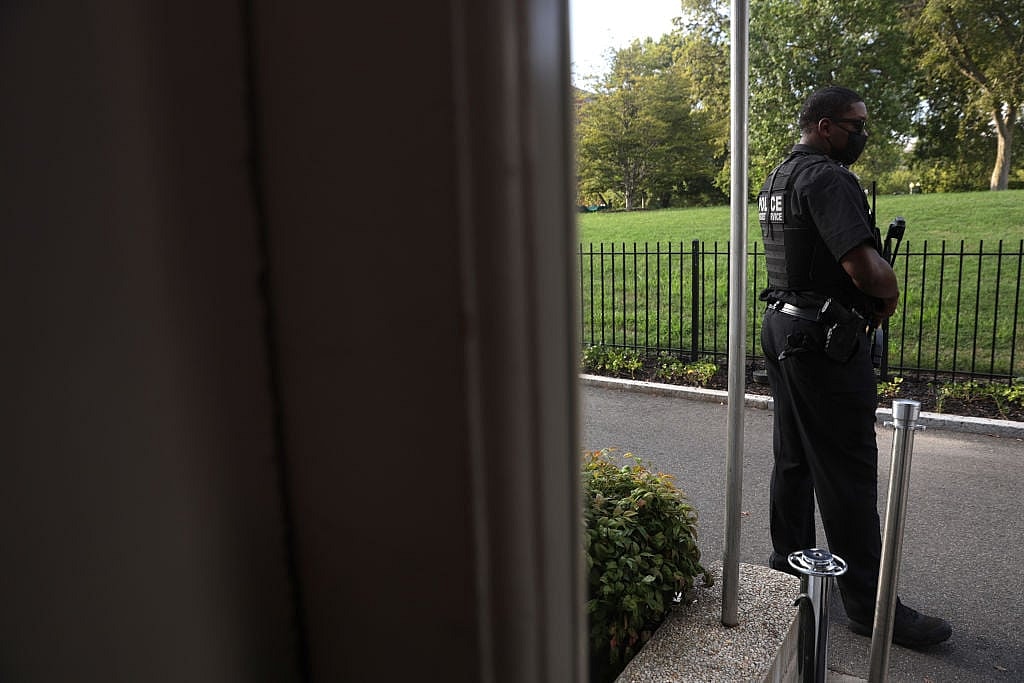 President Trump Holds A Press Briefing At The White House