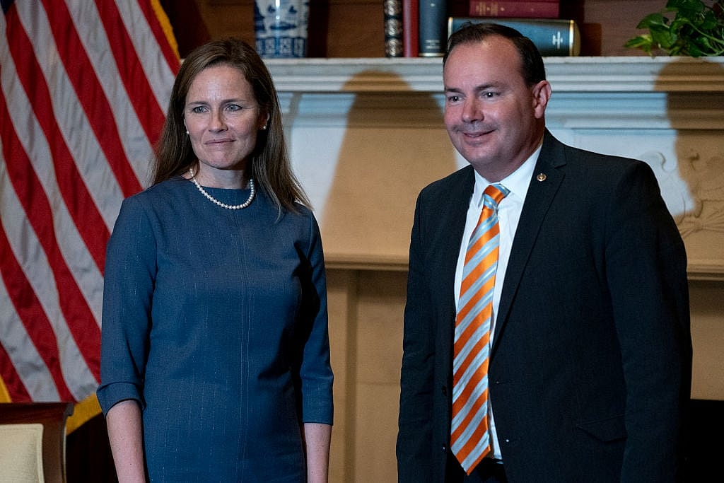 Senators Meet With Supreme Court Nominee Amy Coney Barrett