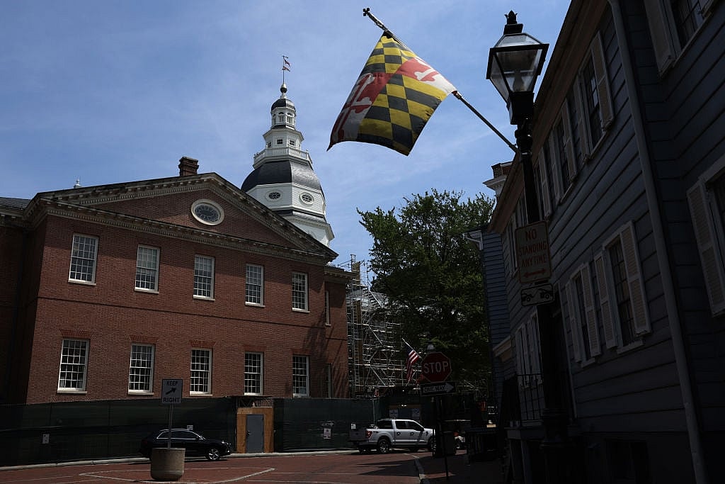 Maryland State Capitol Building In Annapolis