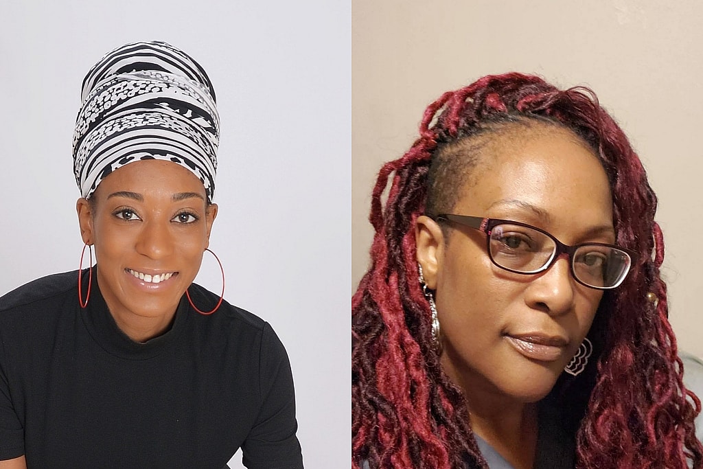 Pojanee "PJ" Fleury (left) and Frantzia Fleury (right)