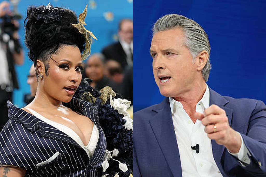 Nicki Minaj, Gavin Newsom