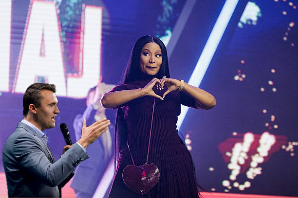 charlie-kirk-nicki-minaj-bad-role-model-video, thegrio.com
