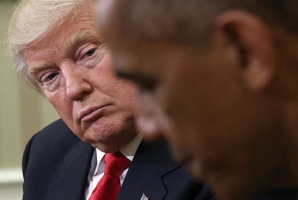 Trump Obama thegrio.com