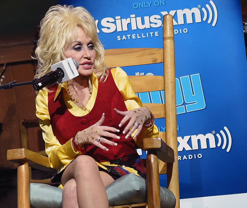 Dolly Parton Answers Questions During SiriusXM's Town Hall Series Hosted By Andy Cohen At Dollywood