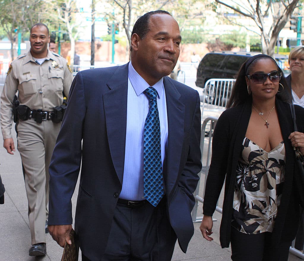 O.J. Simpson with daughter Arnelle